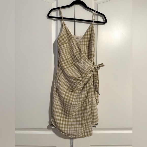 Free People Dresses & Skirts - free people women’s Plaid Wrap Sundress